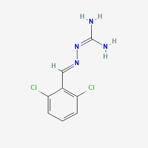 molecular formula C8H8Cl2N4 B7772419 N-(2,6-Dichlorobenzylidene)-N'-amidinohydrazine CAS No. 60329-03-5
