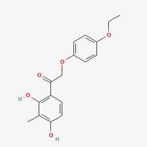 1-(2,4-Dihydroxy-3-methylphenyl)-2-(4-ethoxyphenoxy)ethanone