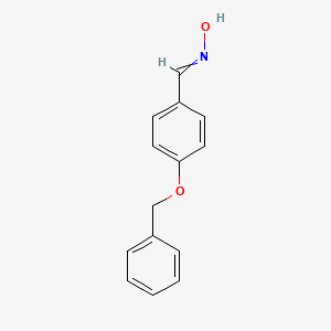 molecular formula C14H13NO2 B7772481 Benzaldehyde,4-(phenylmethoxy)-, oxime 