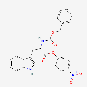 molecular formula C25H21N3O6 B7772493 4-Nitrophenyl N-(benzyloxycarbonyl)-L-tryptophanate 