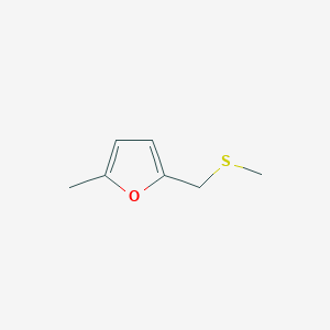 molecular formula C7H10OS B077725 2-Methyl-5-[(methylthio)methyl]furan CAS No. 13679-60-2