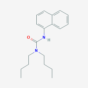 molecular formula C19H26N2O B7772530 Urea, N,N-dibutyl-N'-1-naphthalenyl- CAS No. 86781-52-4