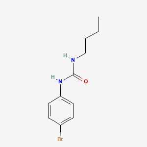 molecular formula C11H15BrN2O B7772535 1-(4-Bromophenyl)-3-butylurea CAS No. 137351-54-3