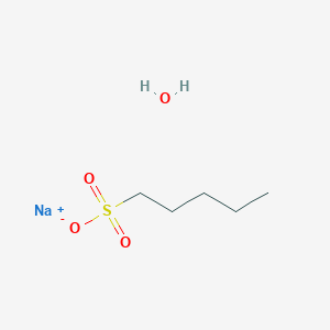 sodium;pentane-1-sulfonate;hydrate