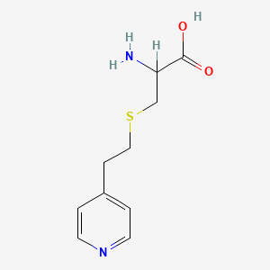 molecular formula C10H14N2O2S B7772573 L-Cysteine, S-[2-(4-pyridinyl)ethyl]- 