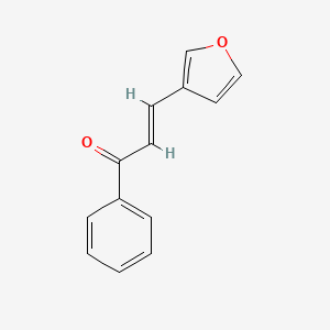 molecular formula C13H10O2 B7772615 (2E)-3-(furan-3-yl)-1-phenylprop-2-en-1-one 