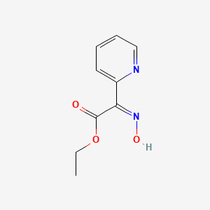 molecular formula C9H10N2O3 B7772630 Ethyl 2-(N-hydroxyimino)-2-(pyridin-2-yl)acetate 
