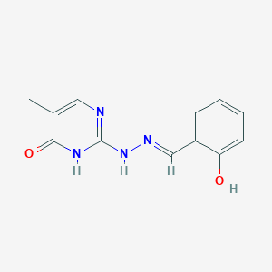 2-Hydroxybenzaldehyde (5-methyl-6-oxo-1,6-dihydro-2-pyrimidinyl)hydrazone