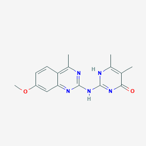 molecular formula C16H17N5O2 B7772675 CID 816255 