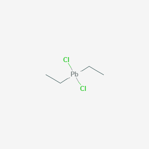 molecular formula C4H10Cl2Pb B077727 Diethyllead dichloride CAS No. 13231-90-8