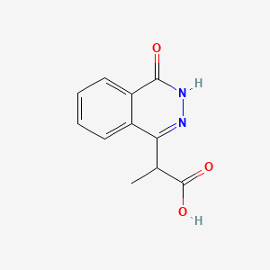 molecular formula C11H10N2O3 B7772728 2-(4-Oxo-3,4-dihydrophthalazin-1-yl)propanoic acid CAS No. 4615-94-5