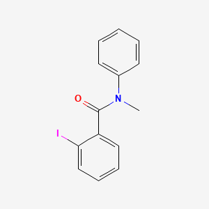 molecular formula C14H12INO B7772748 Benzamide, 2-iodo-N-methyl-N-phenyl- CAS No. 7022-46-0