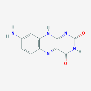 molecular formula C10H7N5O2 B7772823 CID 766975 