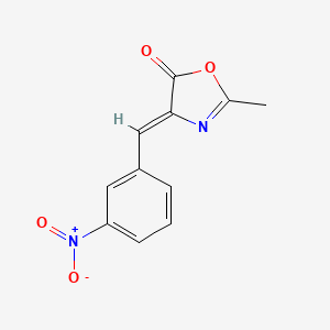 (4Z)-2-methyl-4-(3-nitrobenzylidene)-1,3-oxazol-5(4H)-one