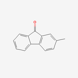 molecular formula C14H10O B7772880 2-甲基-9H-芴-9-酮 CAS No. 77468-39-4