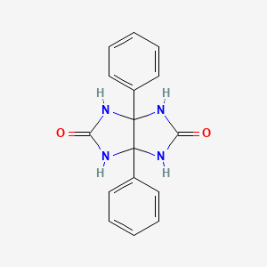 molecular formula C16H14N4O2 B7772892 GLYCOLURIL, 3a,6a-DIPHENYL- CAS No. 101241-21-8