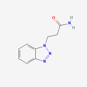 molecular formula C9H10N4O B7772904 1H-Benzotriazole-1-propanamide CAS No. 69218-57-1