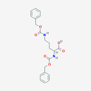 molecular formula C21H24N2O6 B7772928 N2,N5-Dibenzyloxycarbonyl-L-ornithine 