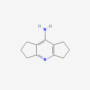 molecular formula C11H14N2 B7772984 1,2,3,5,6,7-Hexahydrodicyclopenta[b,e]pyridin-8-amine 