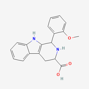 molecular formula C19H18N2O3 B7773012 1-(2-methoxyphenyl)-2,3,4,9-tetrahydro-1H-beta-carboline-3-carboxylic acid 