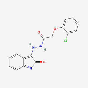 molecular formula C16H12ClN3O3 B7773020 CID 5411202 