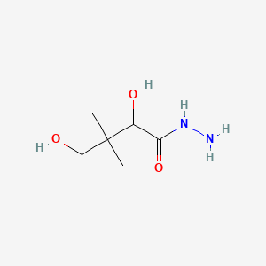 molecular formula C6H14N2O3 B7773049 2,4-Dihydroxy-3,3-dimethylbutanehydrazide CAS No. 16424-88-7