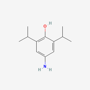 molecular formula C12H19NO B7773135 4-Amino-2,6-diisopropylphenol 
