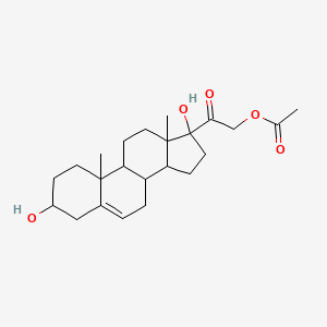molecular formula C23H34O5 B7773174 3,17-Dihydroxy-20-oxopregn-5-en-21-yl acetate 