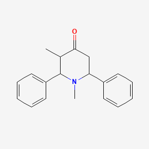 molecular formula C19H21NO B7773192 1,3-二甲基-2,6-二苯基哌啶-4-酮 CAS No. 5315-29-7