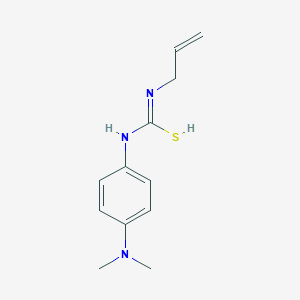 N-[4-(dimethylamino)phenyl]-N'-prop-2-enylcarbamimidothioic acid