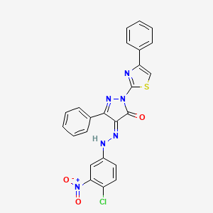 molecular formula C24H15ClN6O3S B7773219 CID 9592706 