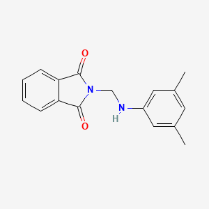 molecular formula C17H16N2O2 B7773255 2-[(3,5-Dimethyl-phenylamino)-methyl]-isoindole-1,3-dione 