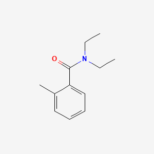 molecular formula C12H17NO B7773281 N,N-二乙基-2-甲基苯甲酰胺 CAS No. 26545-51-7