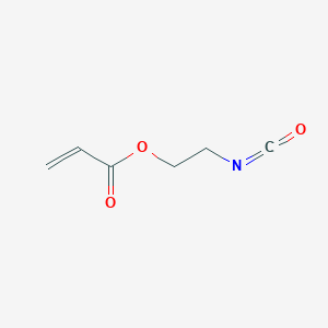 molecular formula C6H7NO3 B077736 2-Propenoic acid, 2-isocyanatoethyl ester CAS No. 13641-96-8