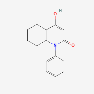 molecular formula C15H15NO2 B7773688 4-hydroxy-1-phenyl-5,6,7,8-tetrahydro-2(1H)-quinolinone 