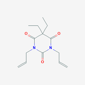 molecular formula C14H20N2O3 B077737 Barbituric acid, 1,3-diallyl-5,5-diethyl- CAS No. 14167-74-9