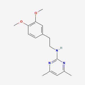 N-[2-(3,4-dimethoxyphenyl)ethyl]-4,6-dimethylpyrimidin-2-amine