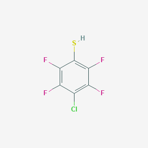 molecular formula C6HClF4S B077742 4-Chlorotetrafluorothiophenol CAS No. 13634-93-0
