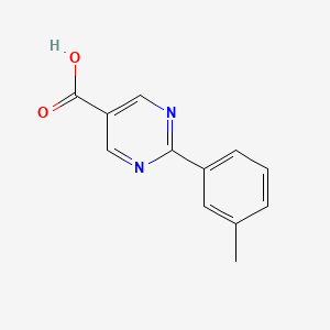 molecular formula C12H10N2O2 B7774210 2-(M-Tolyl)pyrimidine-5-carboxylic acid CAS No. 928713-04-6