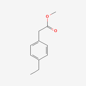 molecular formula C11H14O2 B7774230 Methyl 2-(4-ethylphenyl)acetate 