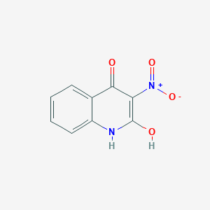 molecular formula C9H6N2O4 B7774309 2-hydroxy-3-nitro-1H-quinolin-4-one 