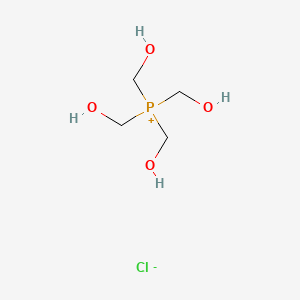 molecular formula C4H12O4P.Cl<br>C4H12ClO4P B7774410 Tetrakis(hydroxymethyl)phosphonium chloride CAS No. 359406-89-6