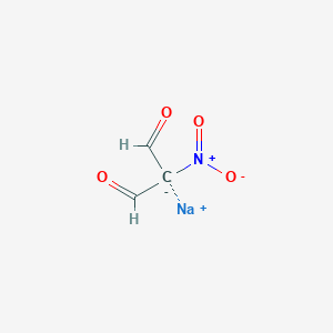 molecular formula C3H2NNaO4 B7774419 2-Nitro-2-sodiopropanedial 
