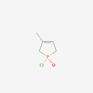 molecular formula C5H8ClOP B7774489 1H-Phosphole, 1-chloro-2,5-dihydro-3-methyl-, 1-oxide CAS No. 18874-22-1