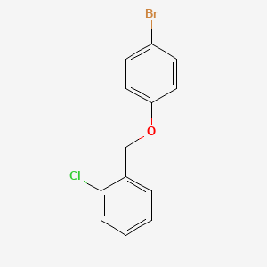 molecular formula C13H10BrClO B7774543 4-Bromophenyl-(2-chlorobenzyl)ether 