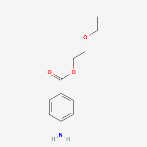 molecular formula C11H15NO3 B7774559 2-Ethoxyethyl 4-aminobenzoate 