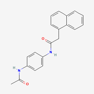 molecular formula C20H18N2O2 B7774644 N-(4-acetamidophenyl)-2-(naphthalen-1-yl)acetamide 