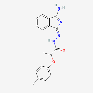 molecular formula C18H18N4O2 B7774675 CID 5711993 