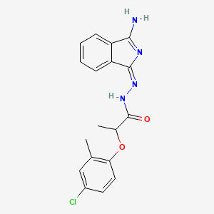 molecular formula C18H17ClN4O2 B7774678 CID 5711995 