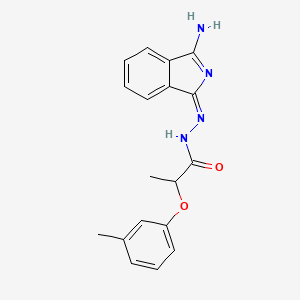 molecular formula C18H18N4O2 B7774683 CID 5711996 